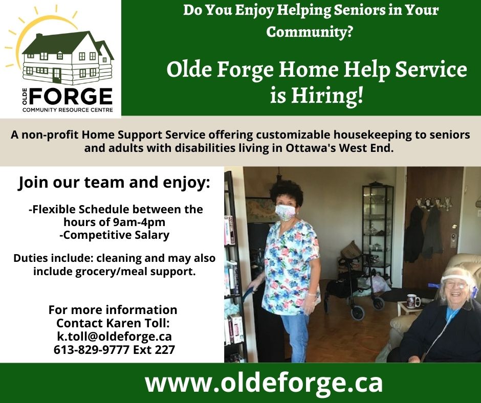 Olde Forge Home Help Service is Hiring