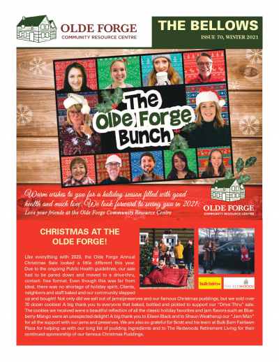 The Bellows Newsletter Winter 2021