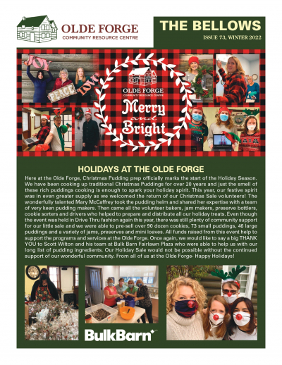 The Bellows Newsletter- Winter 2022