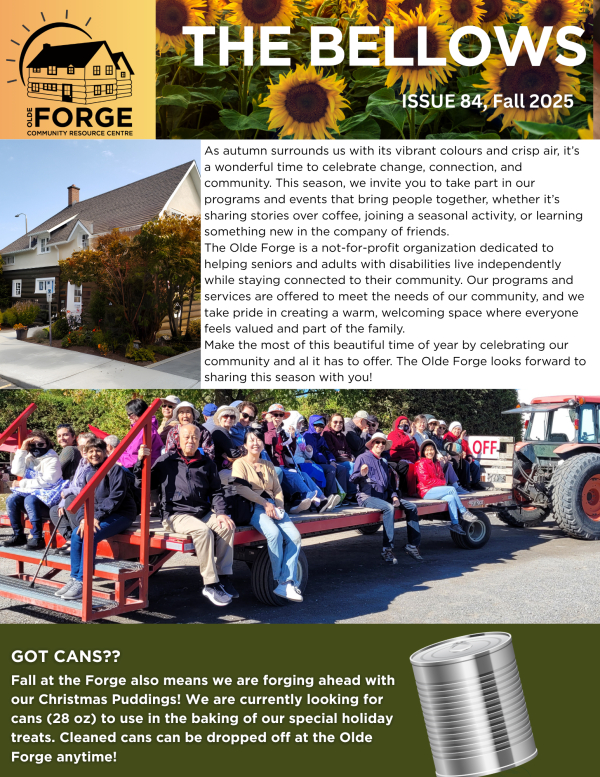 The Bellows Newsletter - Fall 2025