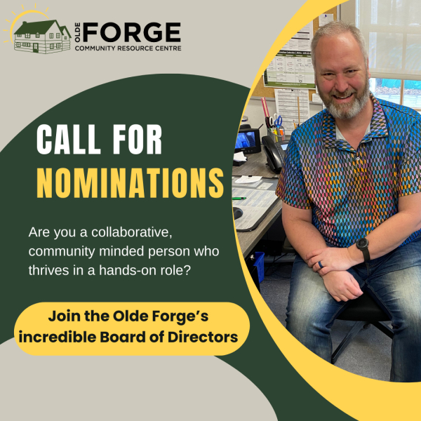 Call for Nominations to the Olde Forge Board of Directors